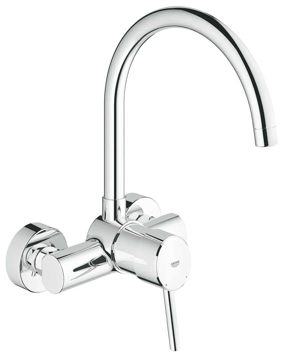 Dřezová baterie Grohe Concetto New s otočným raménkem chrom 32667001 Grohe