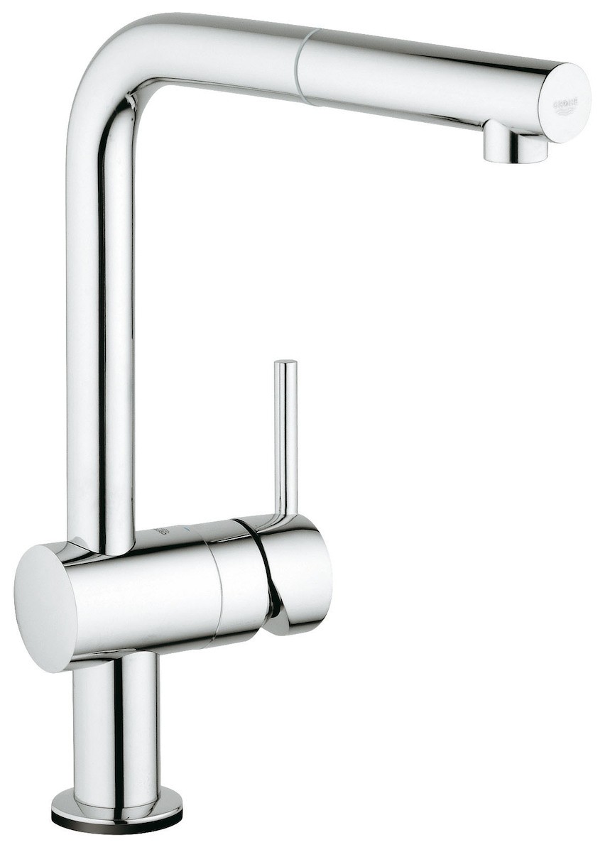 Dřezová baterie Grohe Minta Touch s vytahovací sprškou chrom 31360001 Grohe