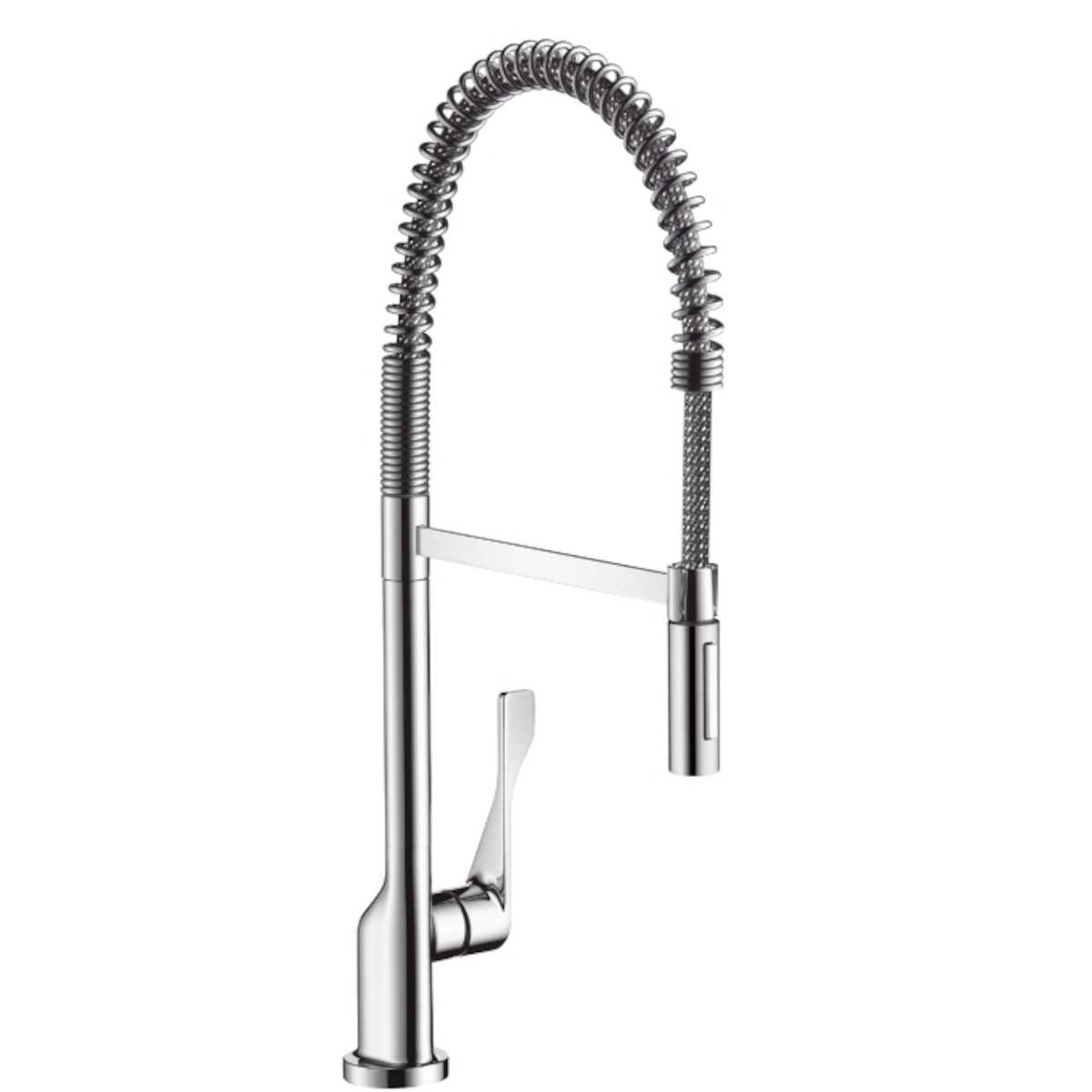 Dřezová baterie Hansgrohe Axor Citterio s vytahovací sprškou vzhled nerezu 39840800 Hansgrohe