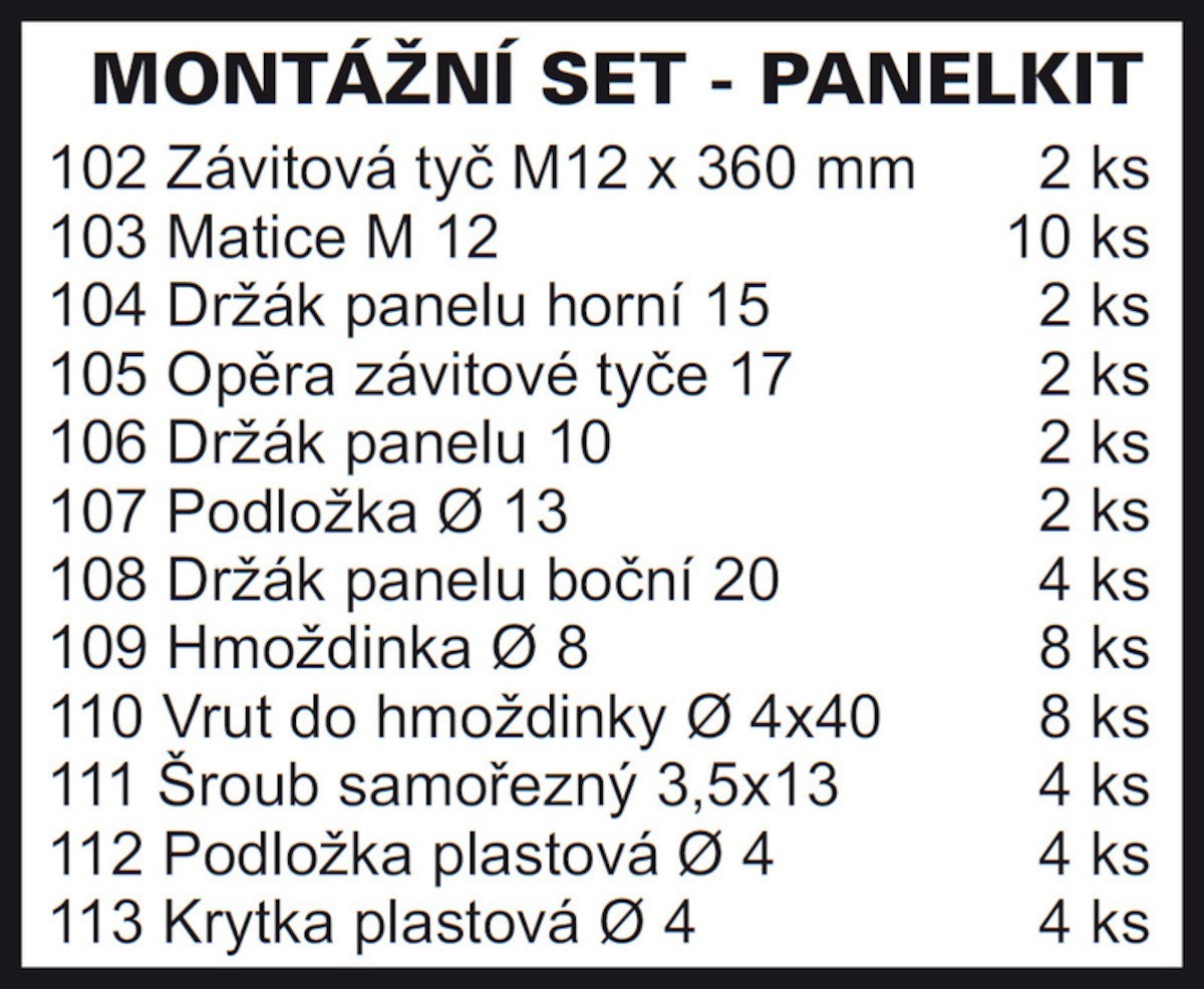 Ravak Panelkit SABINA 90 B2E000000N Ravak