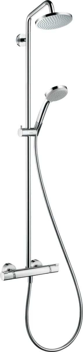 Sprchový systém Hansgrohe Croma na stěnu s termostatickou baterií chrom 27135000 Hansgrohe