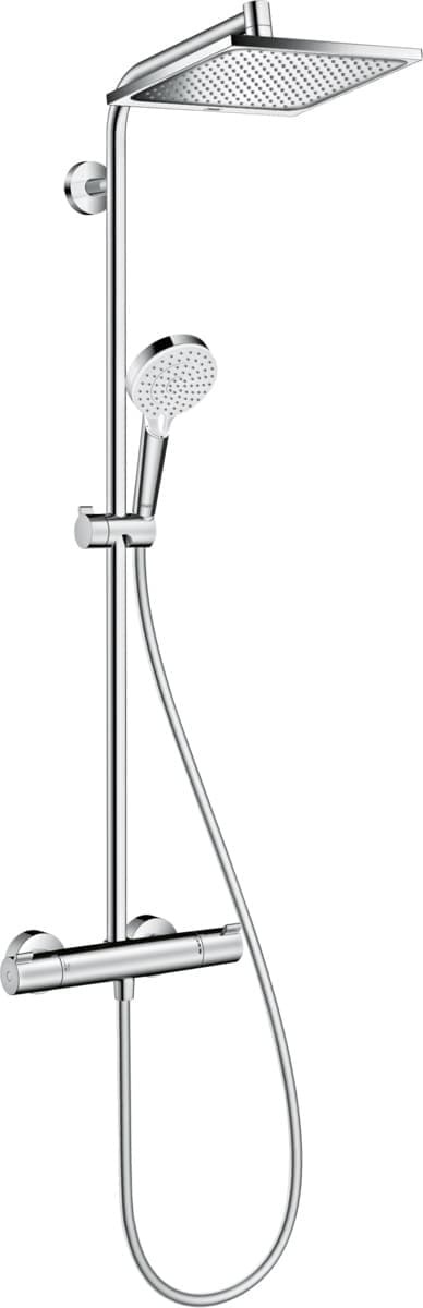 Sprchový systém Hansgrohe Crometta E na stěnu s termostatickou baterií chrom 27281000 Hansgrohe