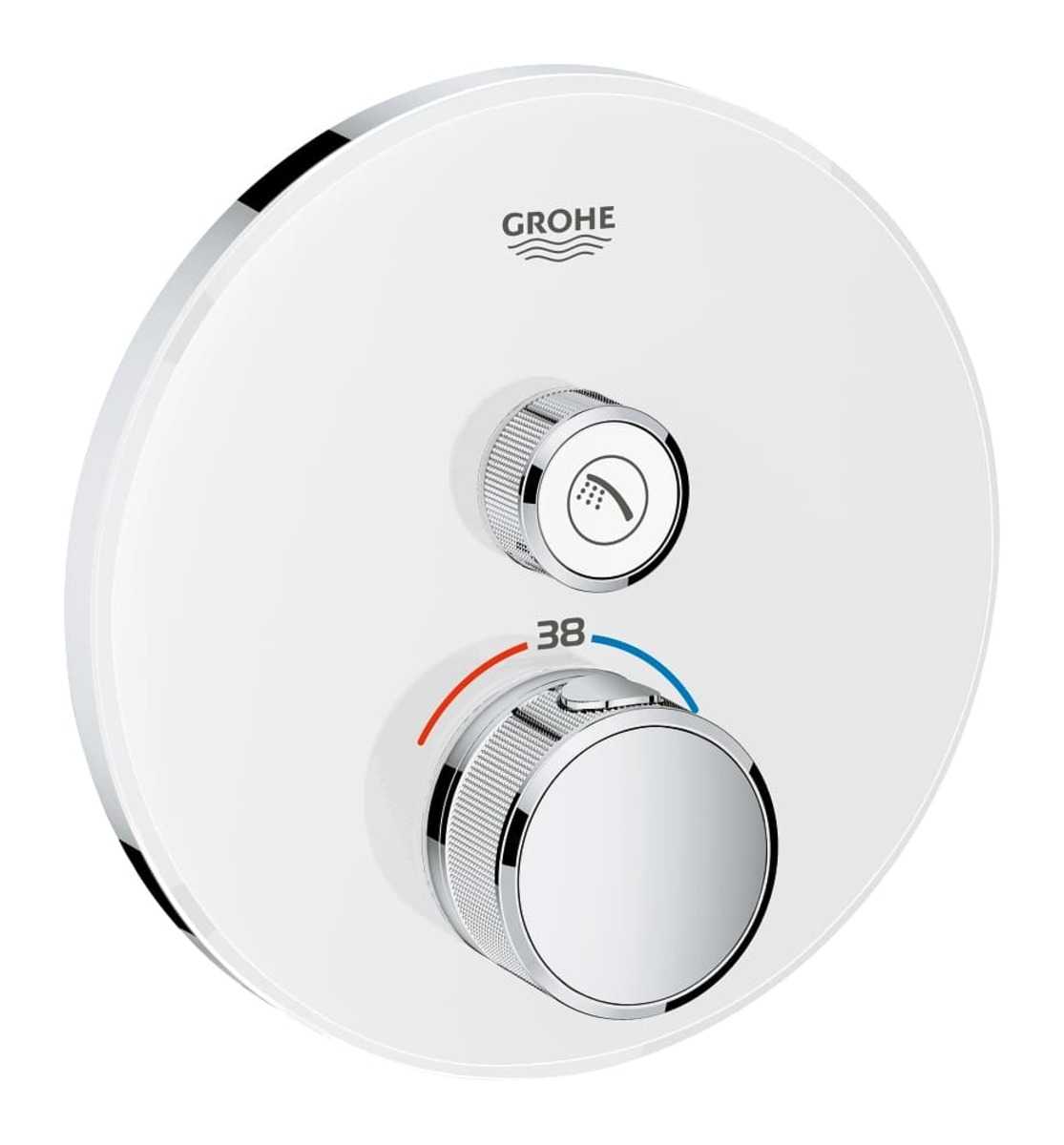 Termostat Grohe Smart Control s termostatickou baterií Moon White