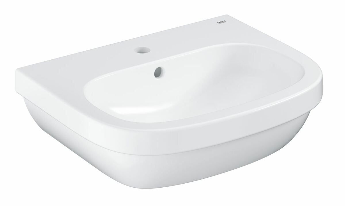 Umyvadlo Grohe Euro Ceramic 55x45 cm alpská bílá otvor pro baterii uprostřed 39336000 Grohe