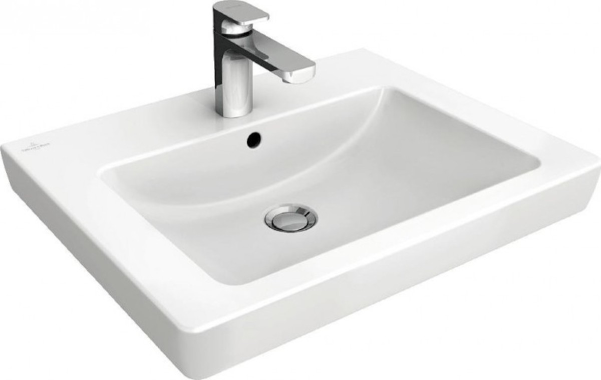 Umyvadlo Villeroy & Boch Subway 2.0 60x47 cm otvor pro baterii uprostřed 7113F001 Villeroy & Boch