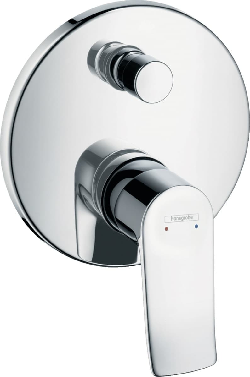 Vanová baterie Hansgrohe Metris bez podomítkového tělesa chrom 31487000 Hansgrohe