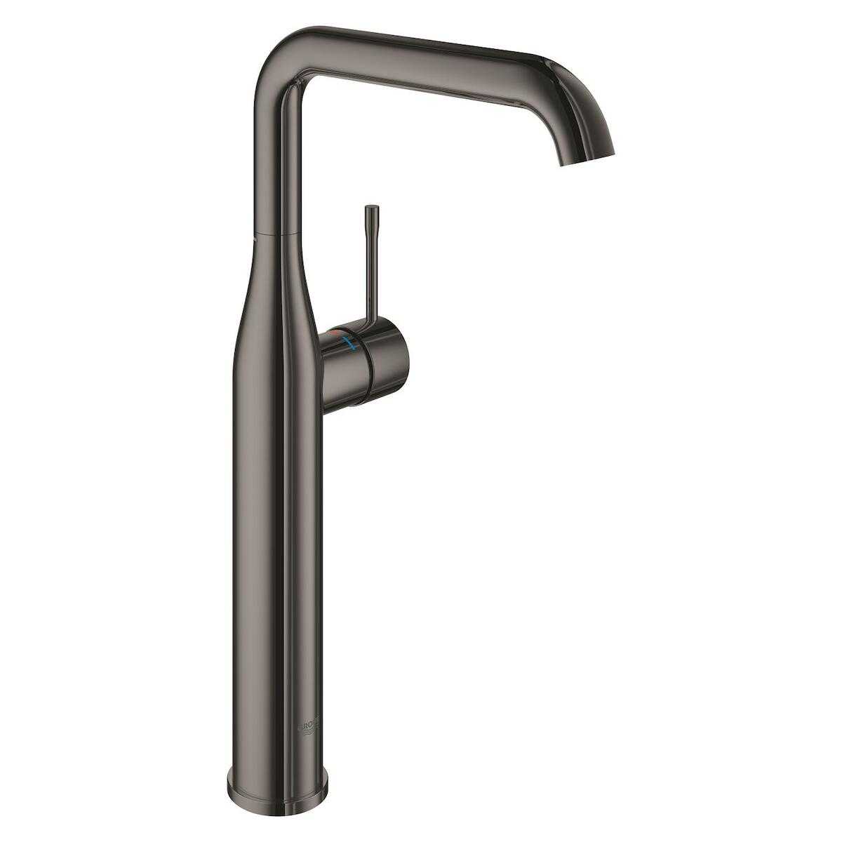 Vysoká umyvadlová baterie Grohe Essence New s otočným raménkem Hard Graphite 32901A01 Grohe