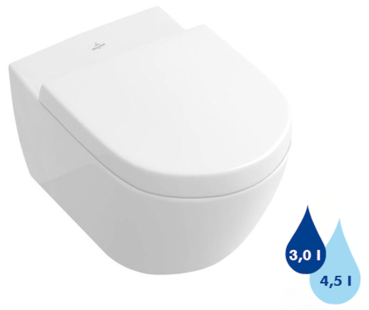 Wc závěsné Villeroy & Boch Subway 2.0 zadní odpad 56001001 Villeroy & Boch