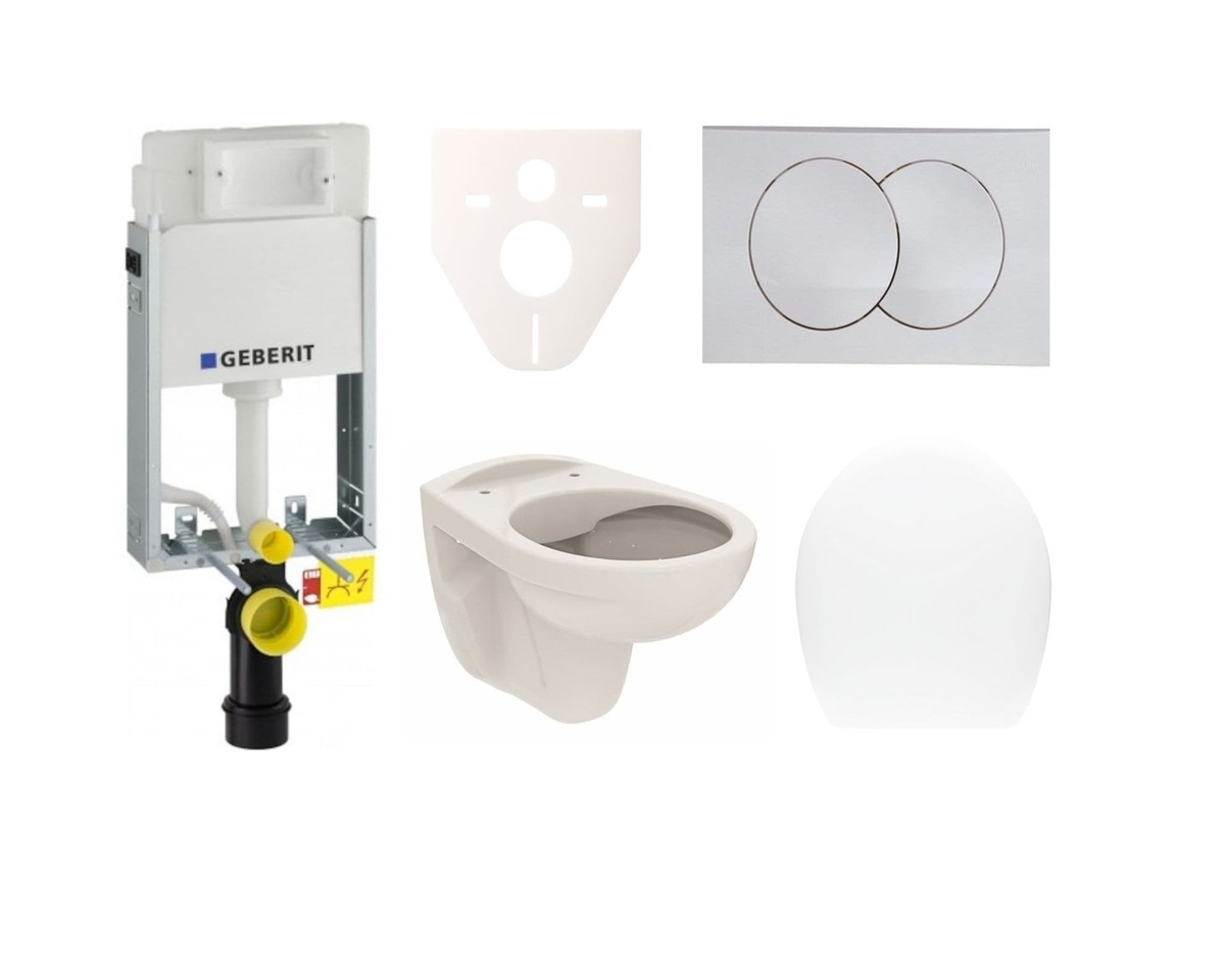 Cenově zvýhodněný závěsný WC set Geberit k zazdění + WC S-Line SIKOGE1U7 NO BRAND