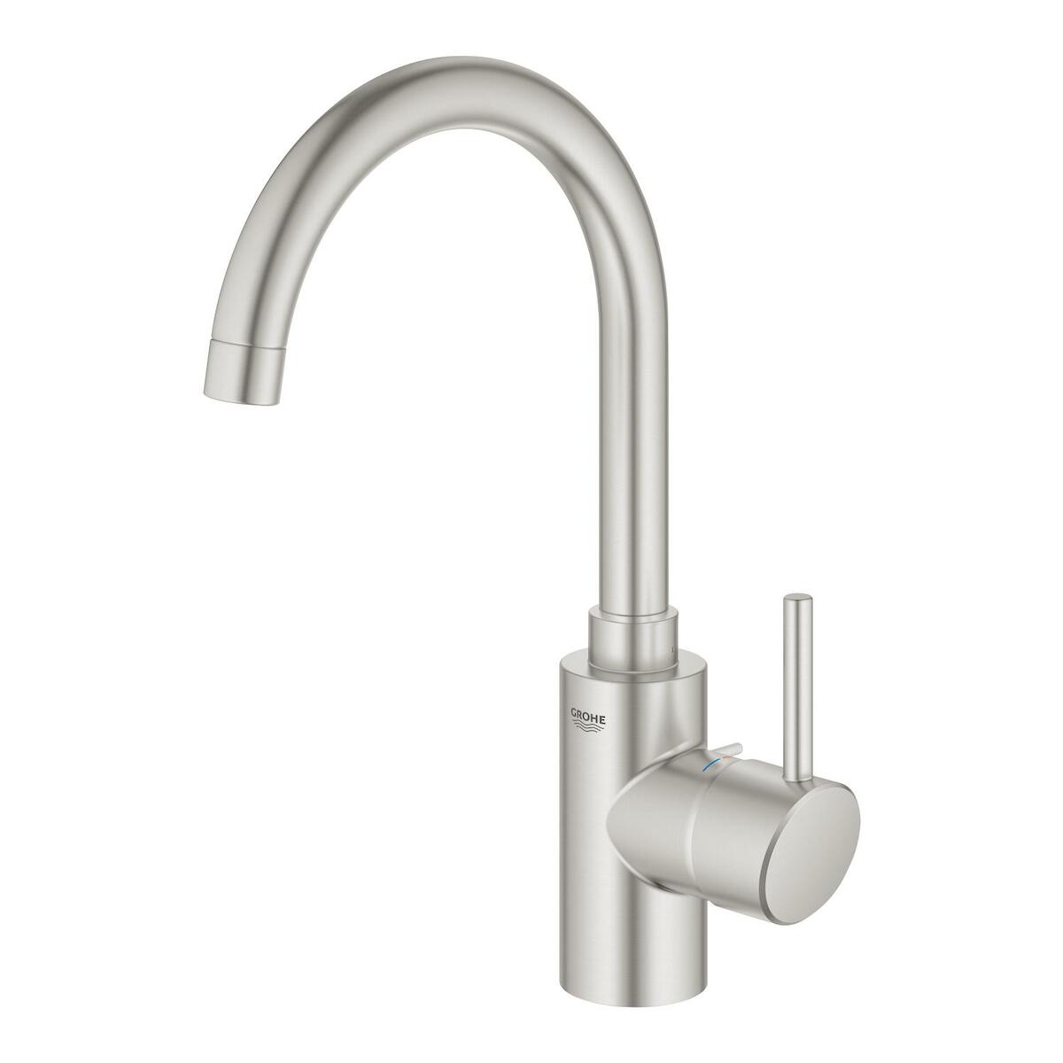 Dřezová baterie Grohe Concetto New s otočným raménkem supersteel 32661DC3 Grohe