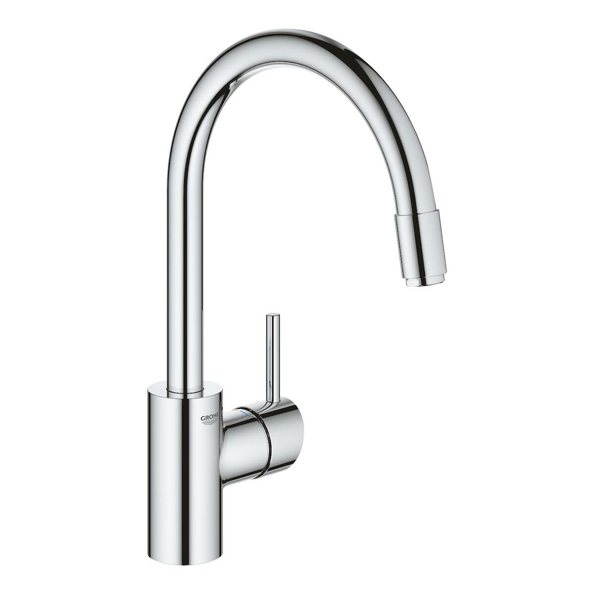 Dřezová baterie Grohe Concetto New s vytahovací sprškou chrom 32663003 Grohe