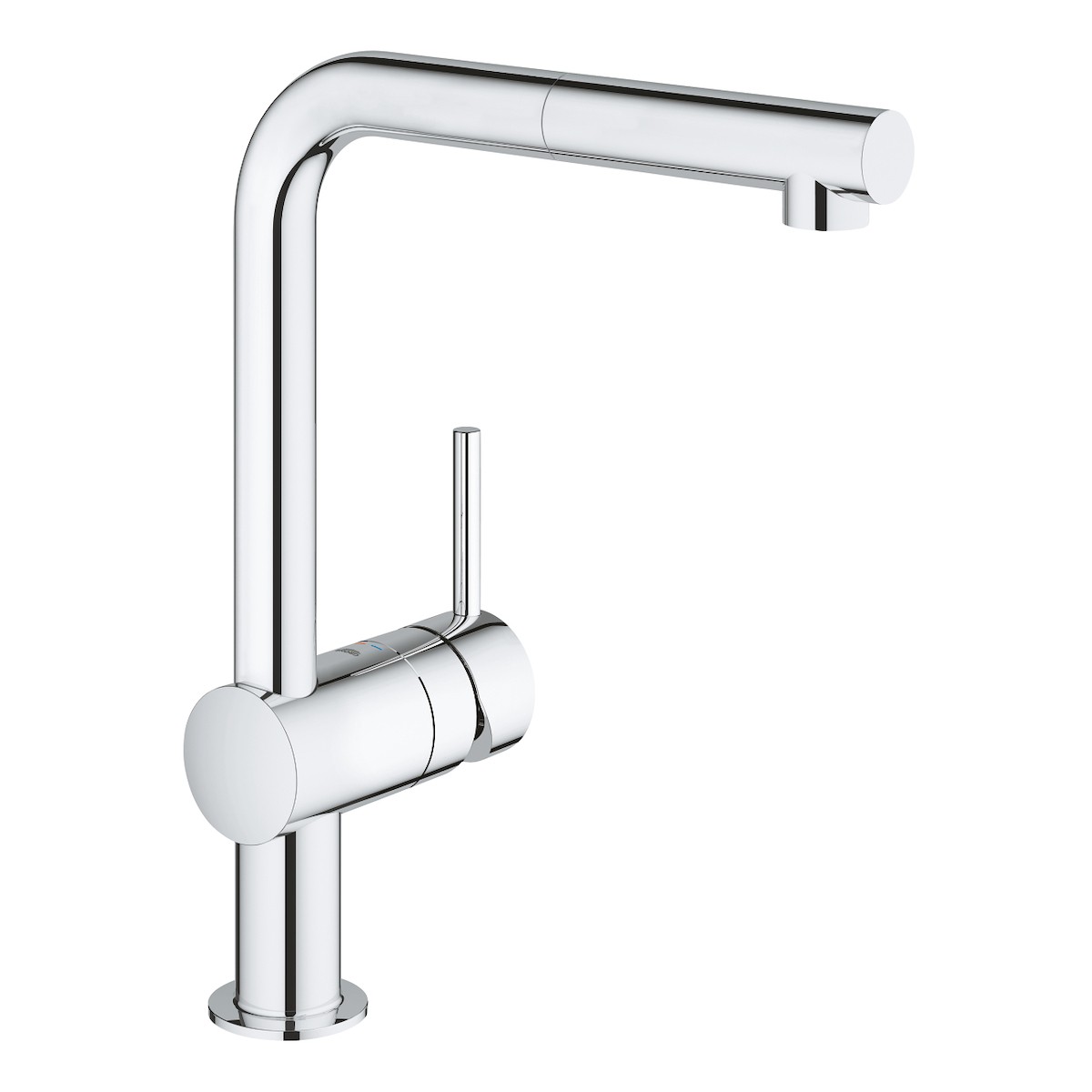 Dřezová baterie Grohe Minta s vytahovací sprškou nízkotlaká chrom 31397000 Grohe