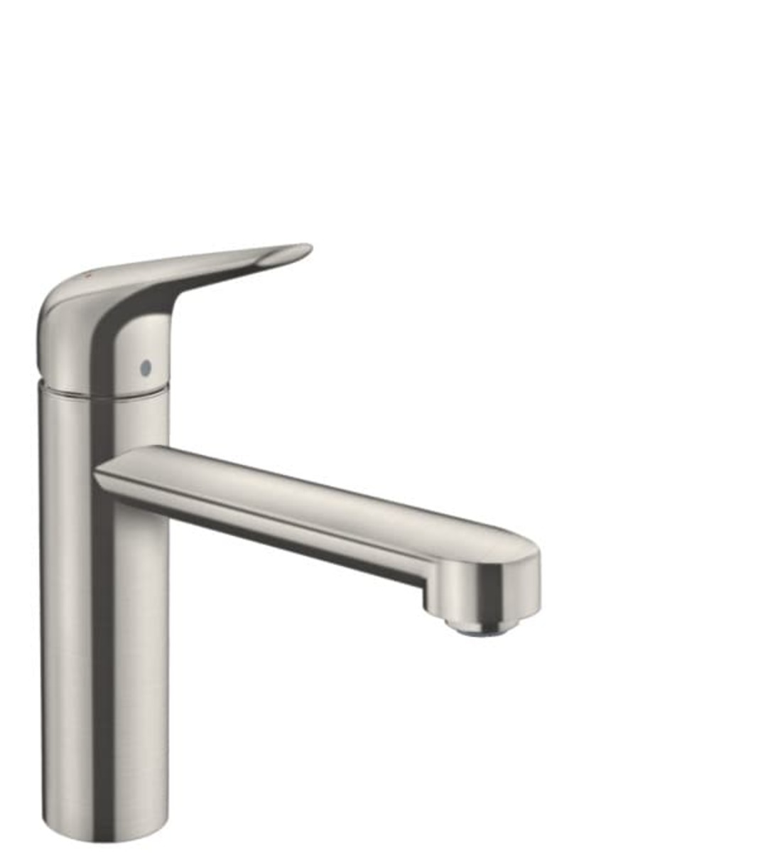 Dřezová baterie Hansgrohe Focus s otočným ramínkem vzhled nerezu 71806800 Hansgrohe