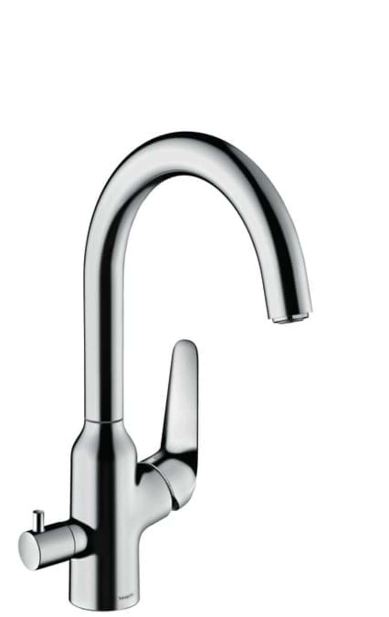 Dřezová baterie Hansgrohe Focus s uzavíracím ventilem chrom 71803000 Hansgrohe