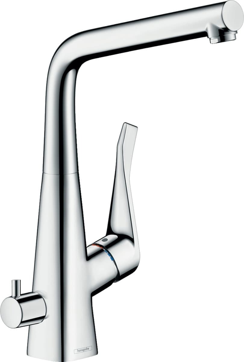 Dřezová baterie Hansgrohe Metris M71 s otočným raménkem chrom 14888000 Hansgrohe