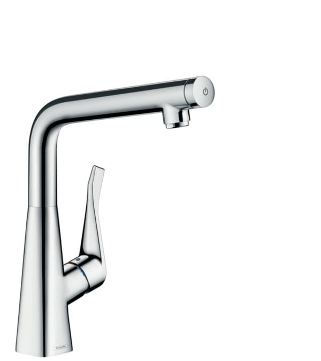 Dřezová baterie Hansgrohe Metris s otočným ramínkem chrom 14785000 Hansgrohe