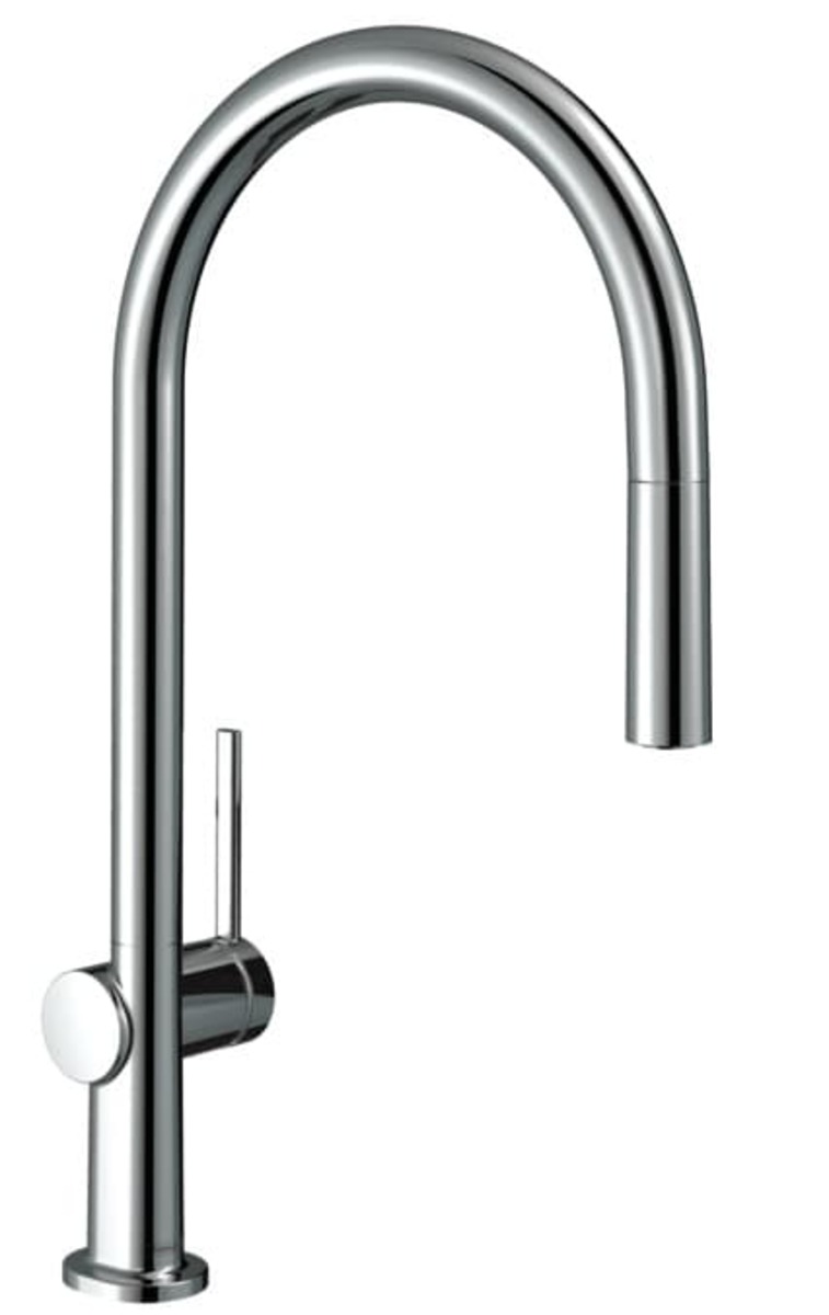 Dřezová baterie Hansgrohe Talis s vytahovací sprškou chrom 72802000 Hansgrohe