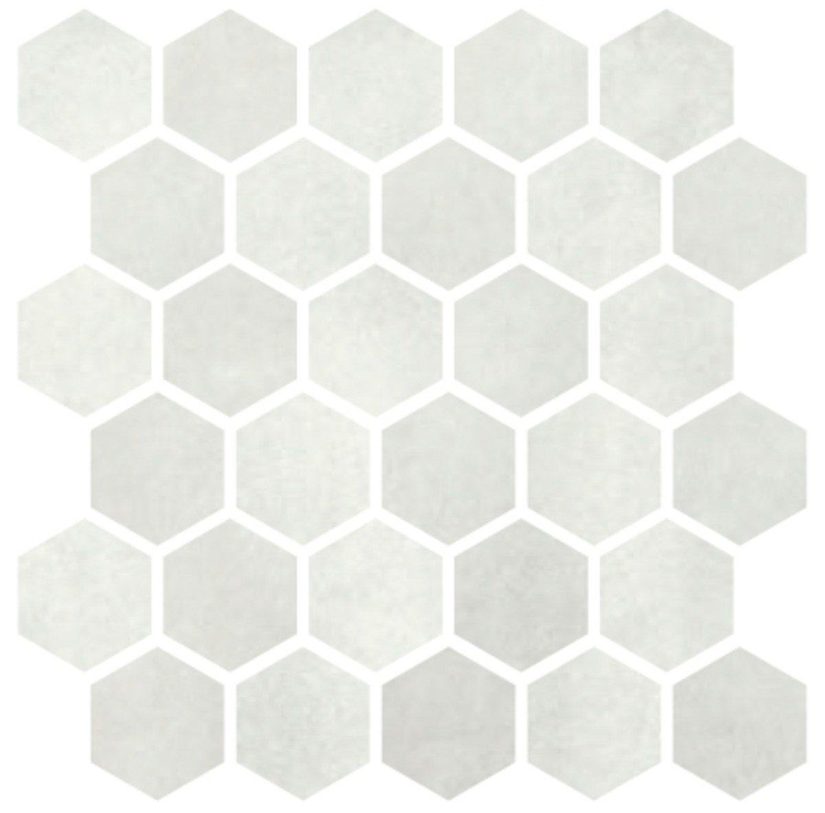 Mozaika Cir Materia Prima cloud white hexagon 27x27 cm lesk 1069910 Cir