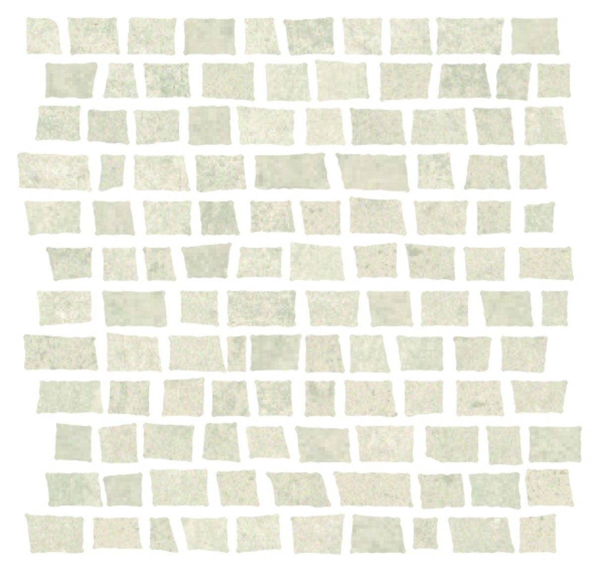 Mozaika Cir Metallo bianco 30x30 cm mat 1062374 Cir