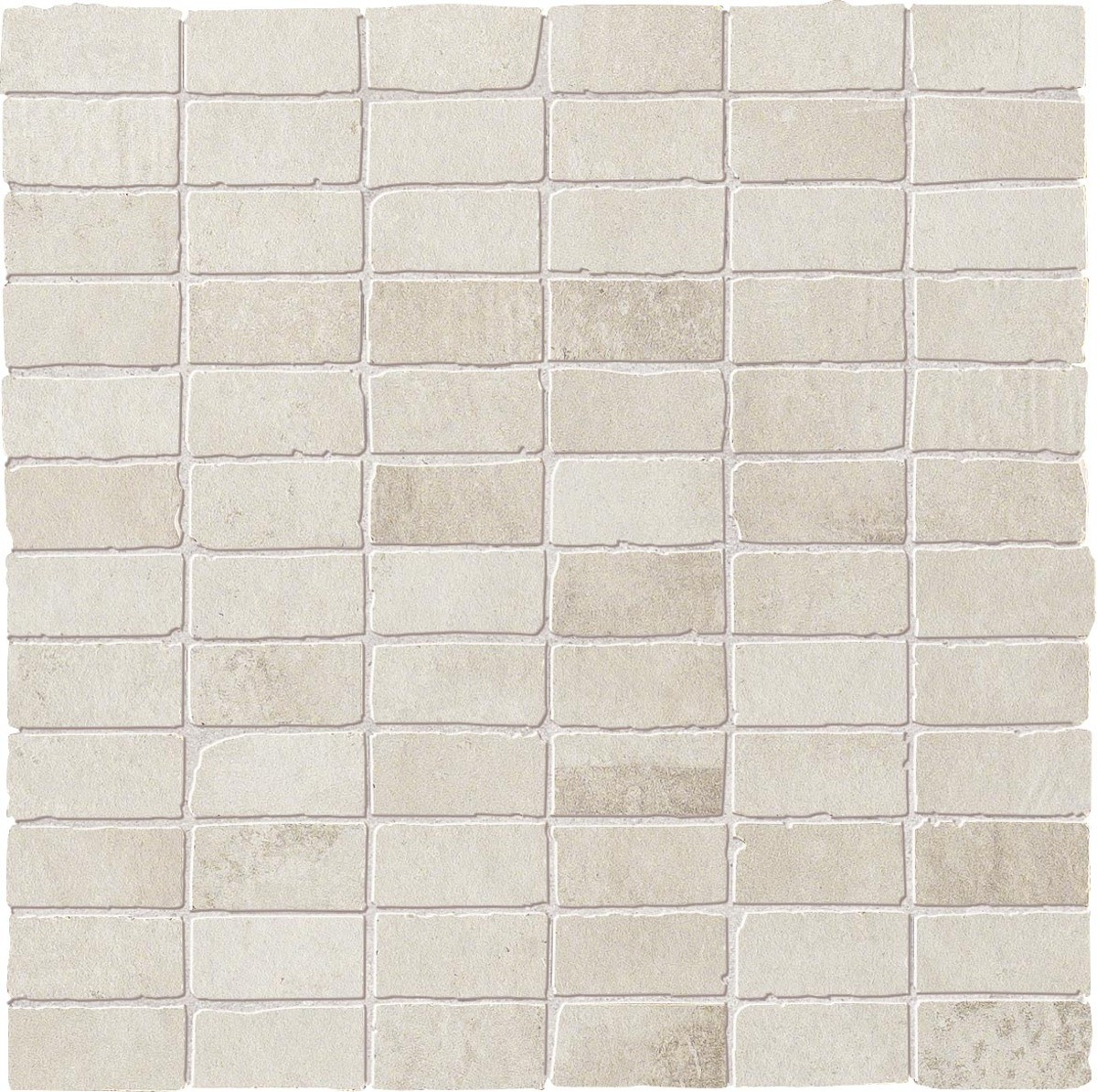 Mozaika Dom Entropia bianco 30x30 cm mat DEN10MM Dom