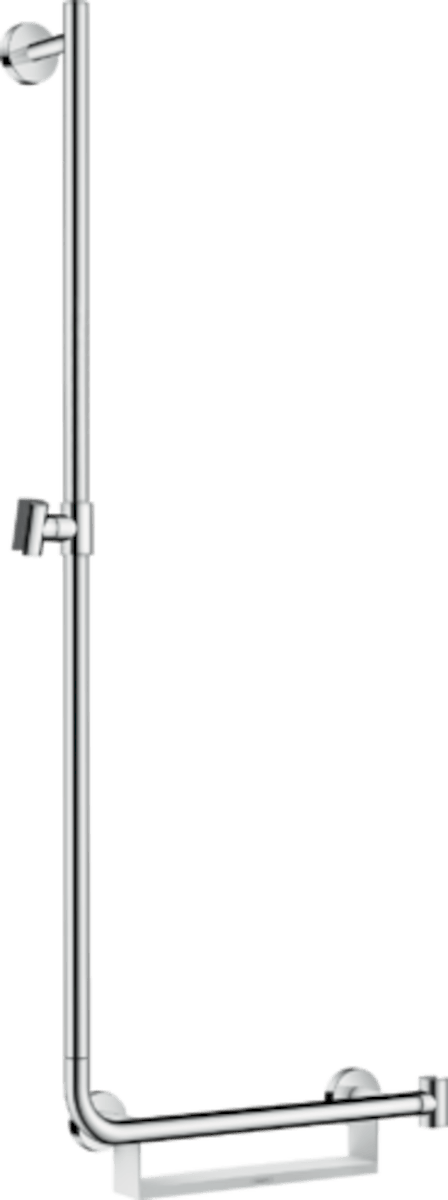 Sprchová tyč Hansgrohe Unica s mýdlenkou bílá/chrom 26403400 Hansgrohe