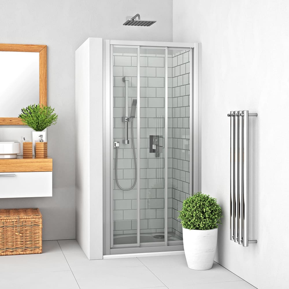 Sprchová zástěna Walk-in 100 cm Roth Lega Line 413-1000000-00-02 Roth