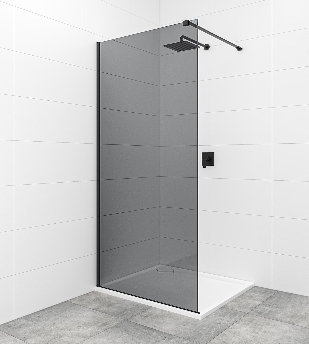 Sprchová zástěna Walk-in 110 cm SAT SATBWI110KSPRC SAT