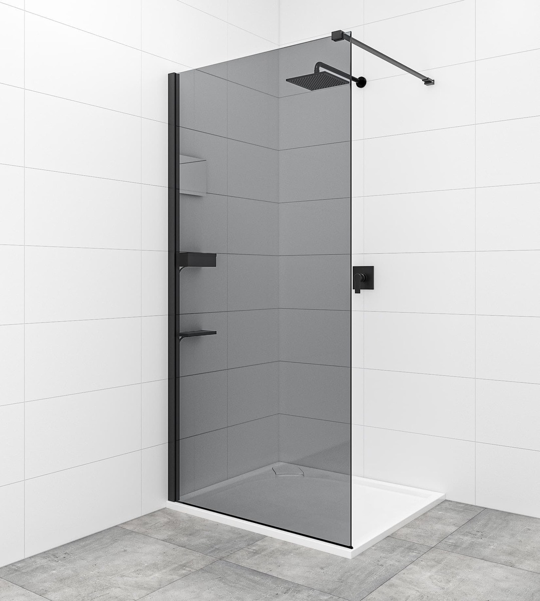 Sprchová zástěna Walk-in 110 cm SAT SATBWI110KSPRDOPLC SAT