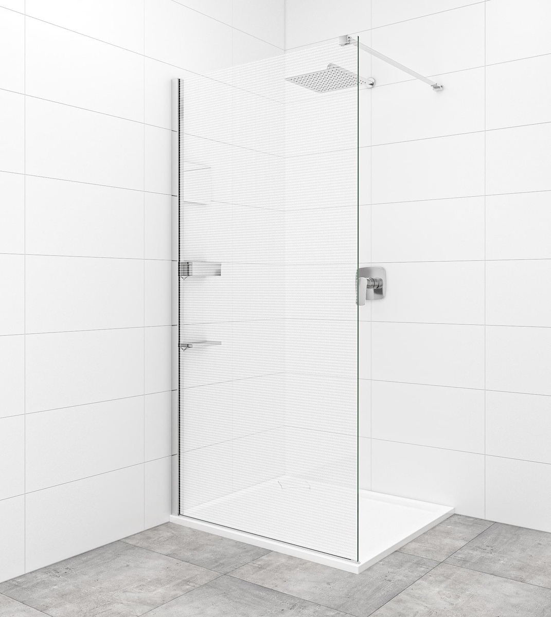 Sprchová zástěna Walk-in 80 cm SAT SATBWI80MRPRDOPL SAT