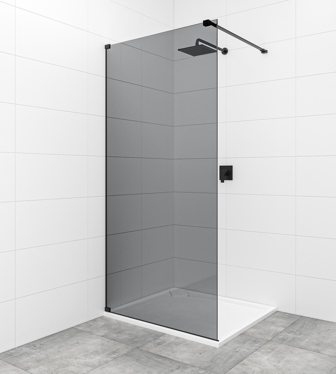 Sprchová zástěna Walk-in 90 cm SAT SATBWI90KSPAC SAT