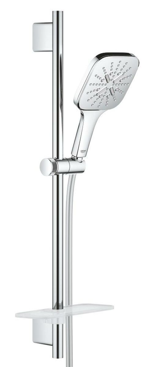 Sprchový set Grohe Rainshower SmartActive Cube na stěnu s poličkou chrom 26584000 Grohe