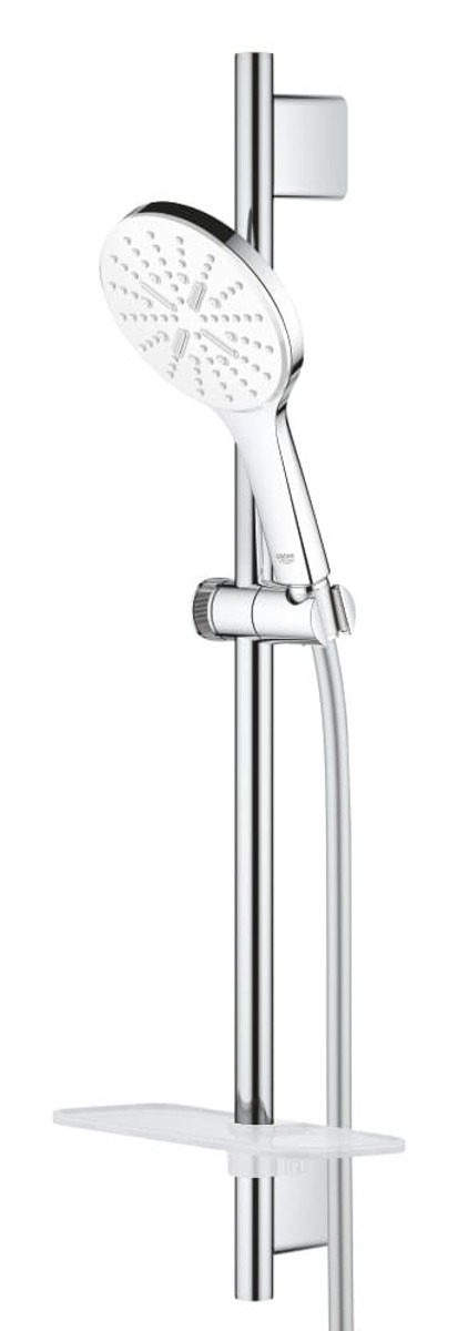 Sprchový set Grohe Rainshower SmartActive na stěnu s poličkou měsíční bílá 26576LS0 Grohe