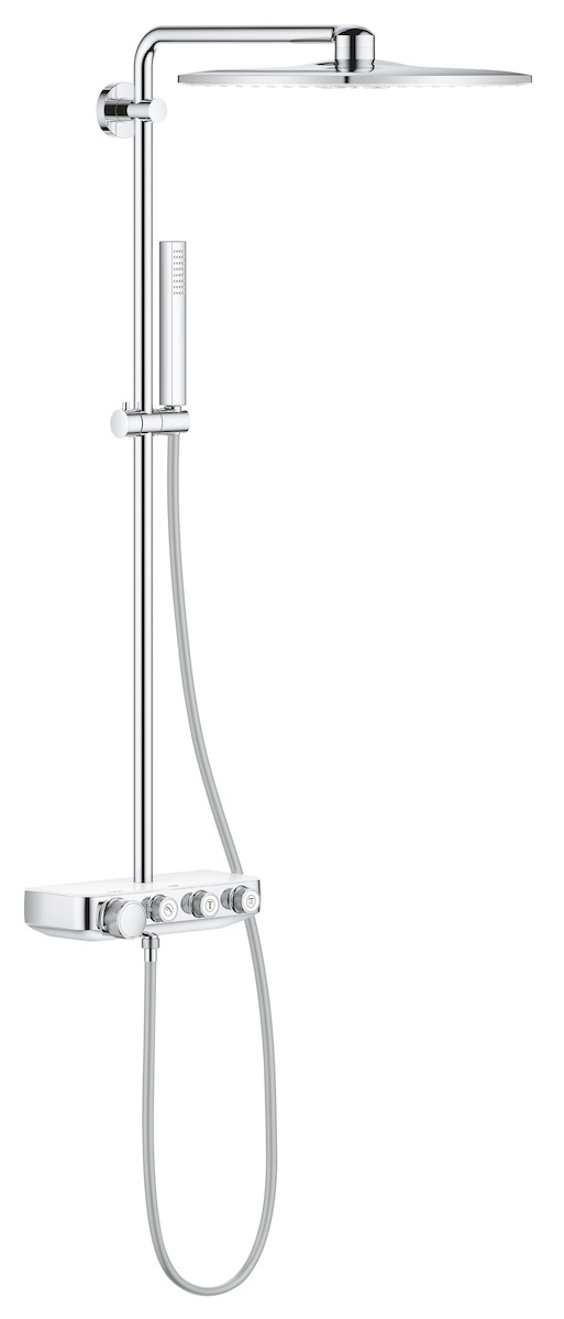 Sprchový systém Grohe Euphoria SmartControl System s termostatickou baterií Moon White