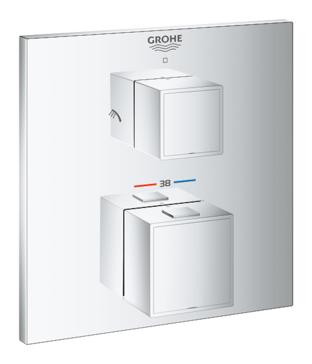 Termostat Grohe Grohtherm Cube bez podomítkového tělesa chrom 24154000 Grohe