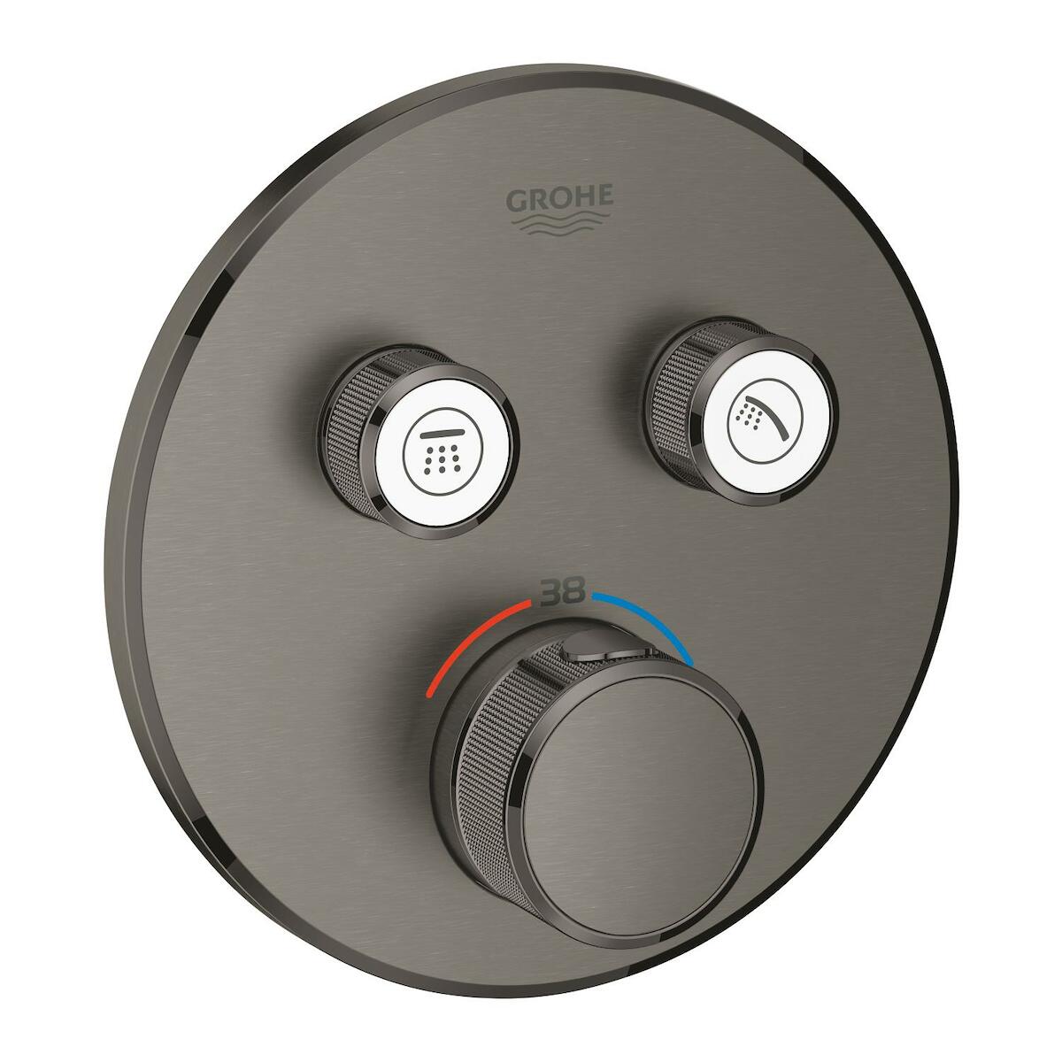 Termostat Grohe Smart Control s termostatickou baterií Brushed Hard Graphite 29119AL0 Grohe