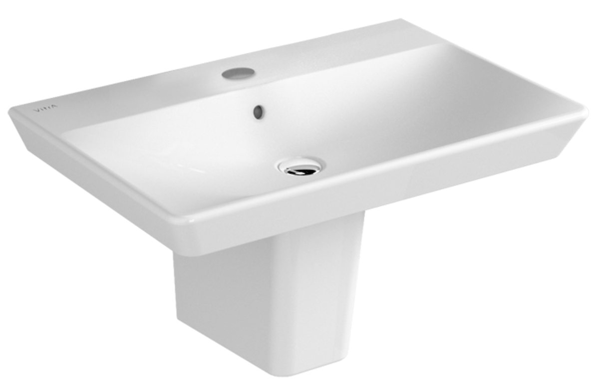 Umyvadlo Vitra T4 60x47 cm otvor pro baterii uprostřed 4451-003-0001 Vitra