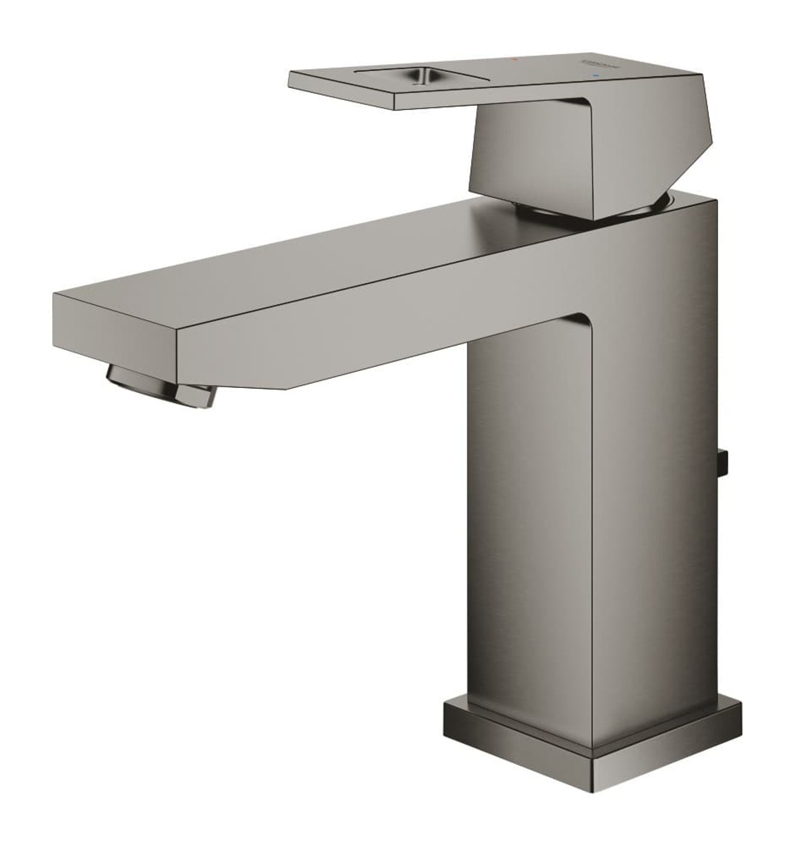 Umyvadlová baterie Grohe Eurocube s výpustí kartáčovaný Hard Graphite 23445AL0 Grohe