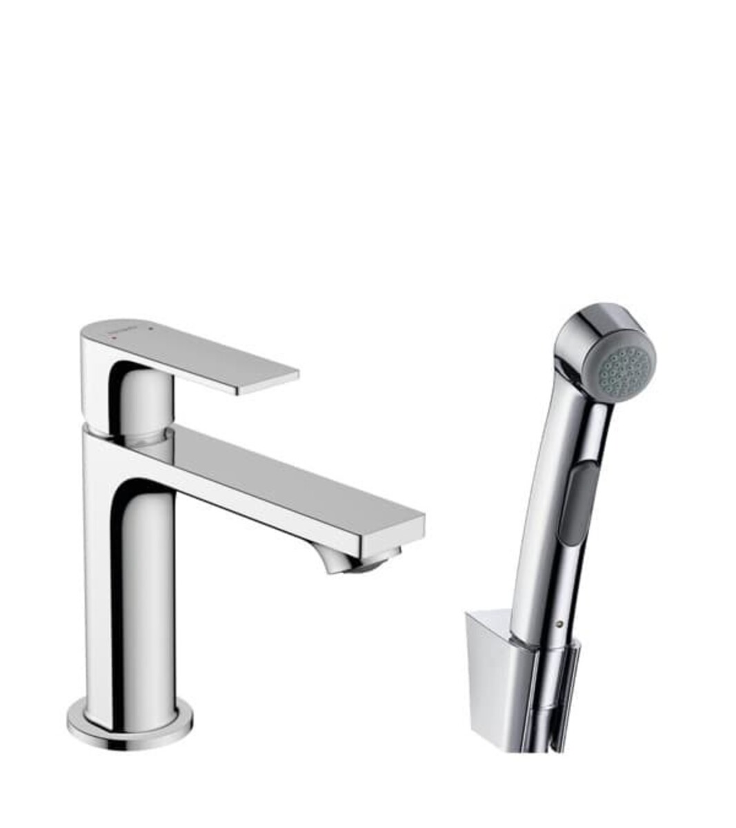 Umyvadlová baterie Hansgrohe Rebris E s bidetovou sprškou chrom 72216000 Hansgrohe