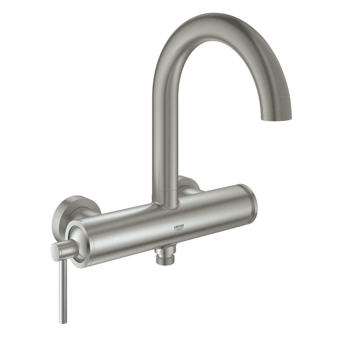 Vanová baterie Grohe Atrio bez sprchového setu 150 mm supersteel 32652DC3 Grohe