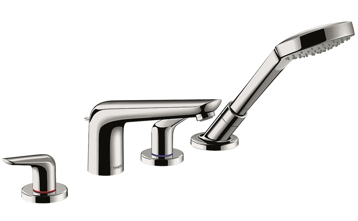 Vanová baterie Hansgrohe Novus se sprchovým setem chrom 71333000 Hansgrohe