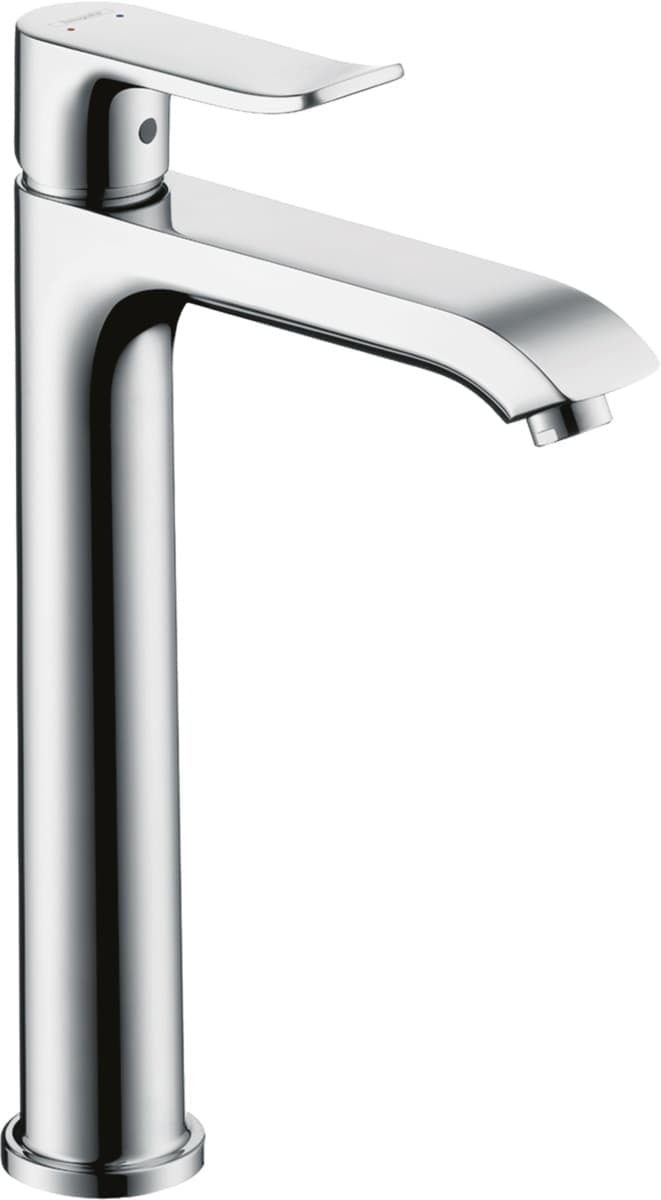 Vysoká umyvadlová baterie Hansgrohe Metris s výpustí chrom 31183000 Hansgrohe