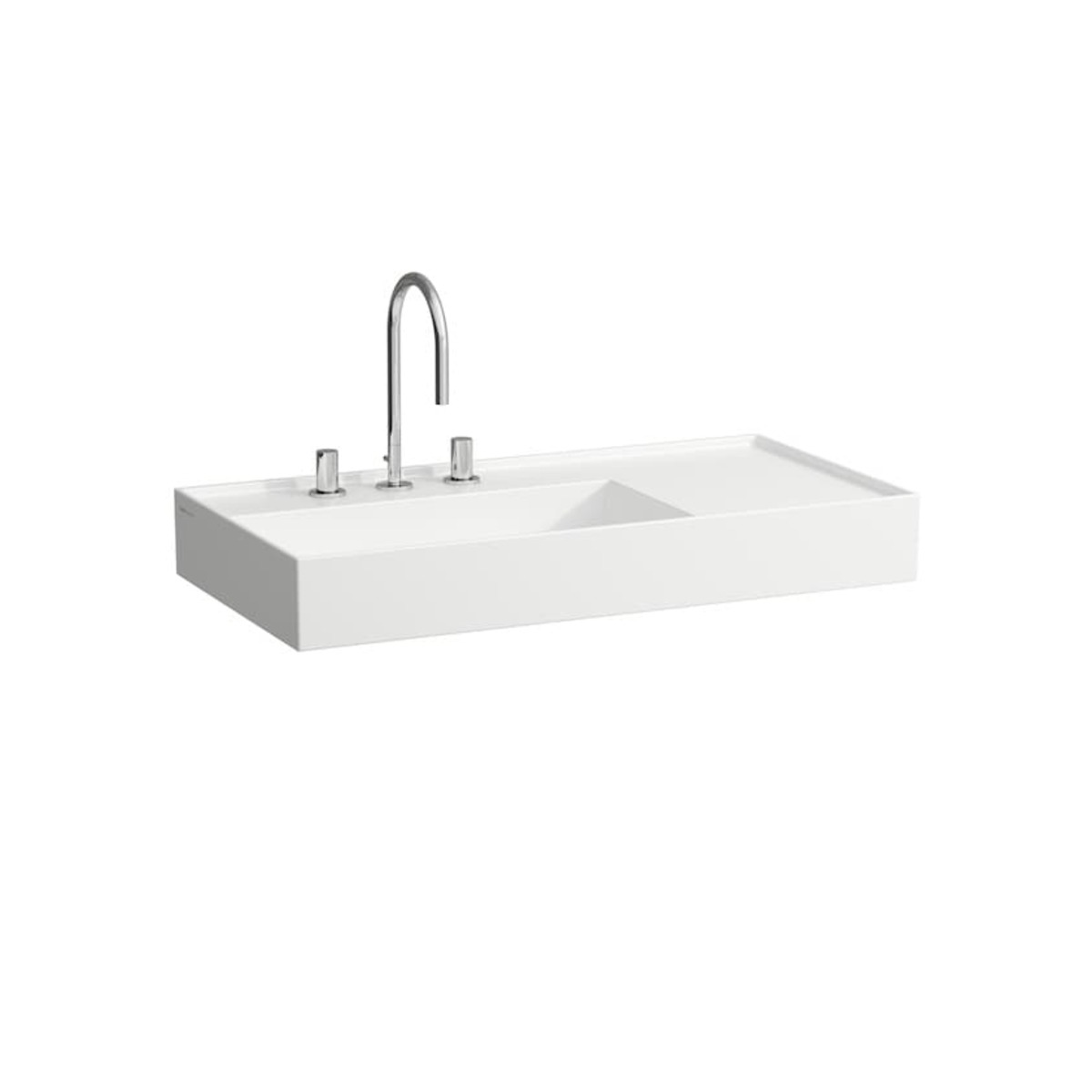 Umyvadlo Laufen Kartell by Laufen 90x46 cm tři otvory pro baterii H8103380001581 Laufen