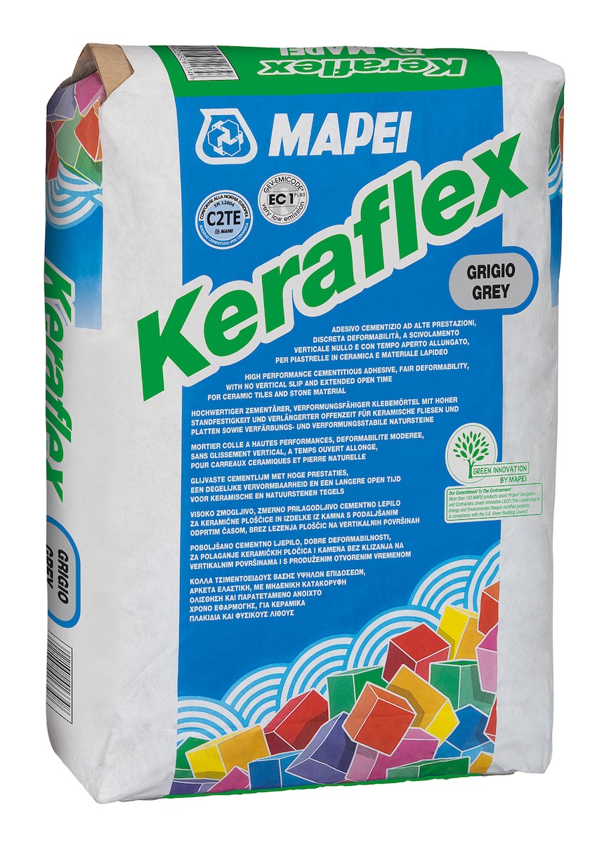 Lepidlo Mapei Keraflex šedá 25 kg C2TE KERAFLEX254 Mapei