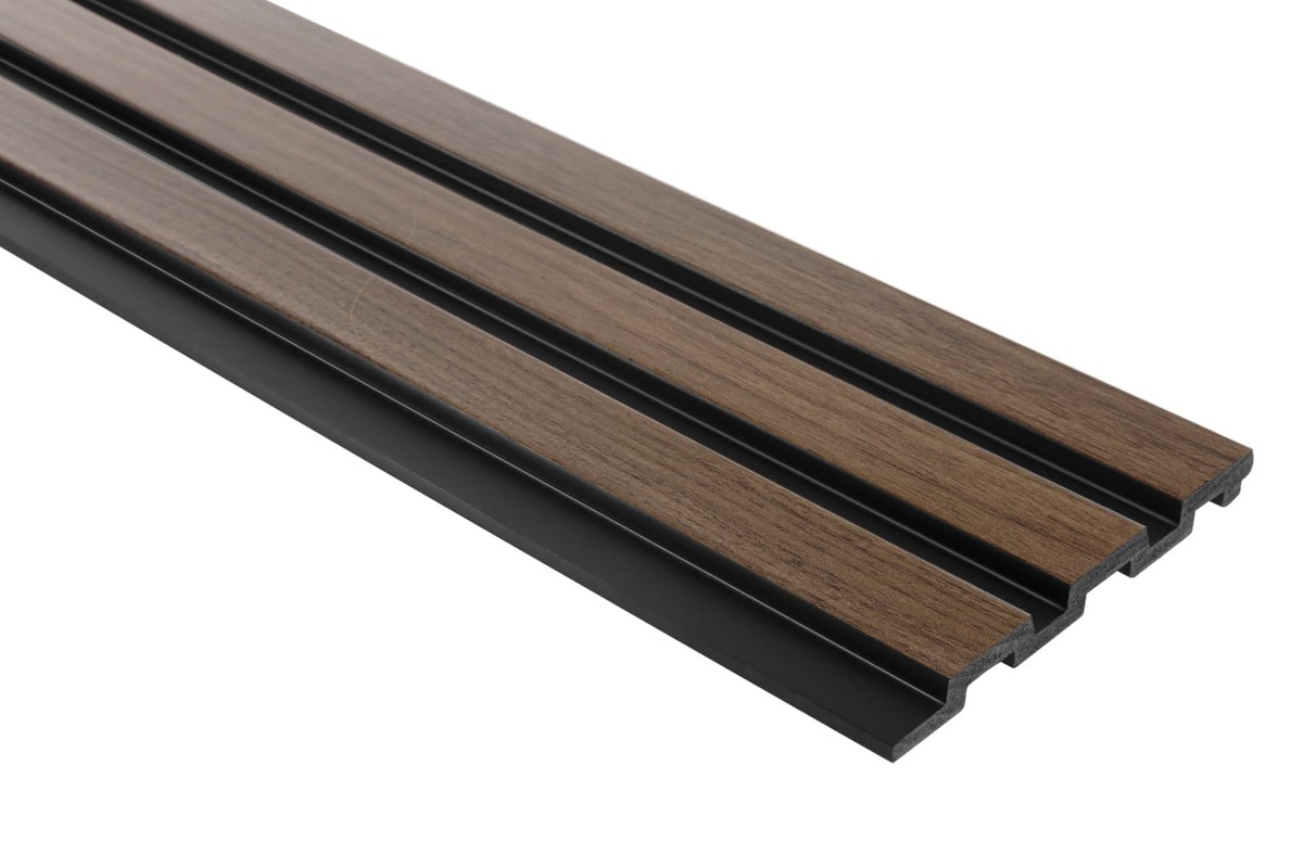 Obkladová lamela Fineza Slat Medium Dark oak 270x12 cm SLAT02DO Fineza