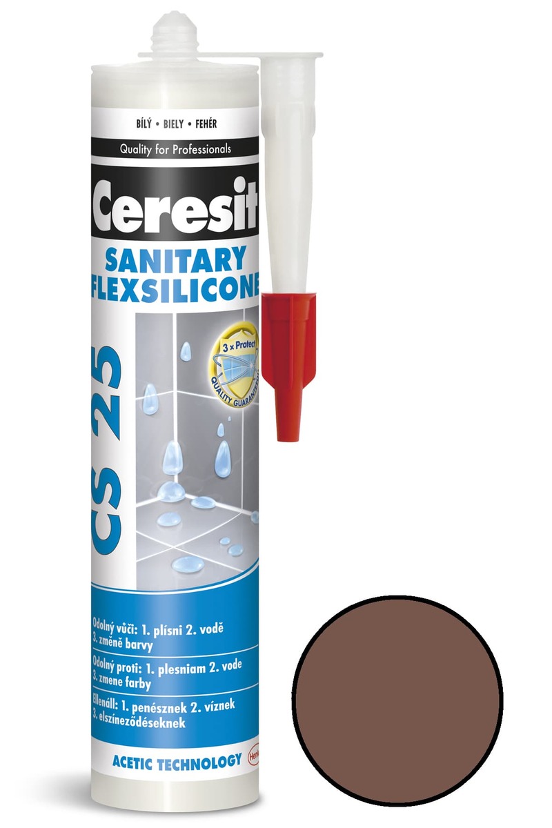 Silikon Ceresit CS 25 brown 280 ml CS2559 Ceresit