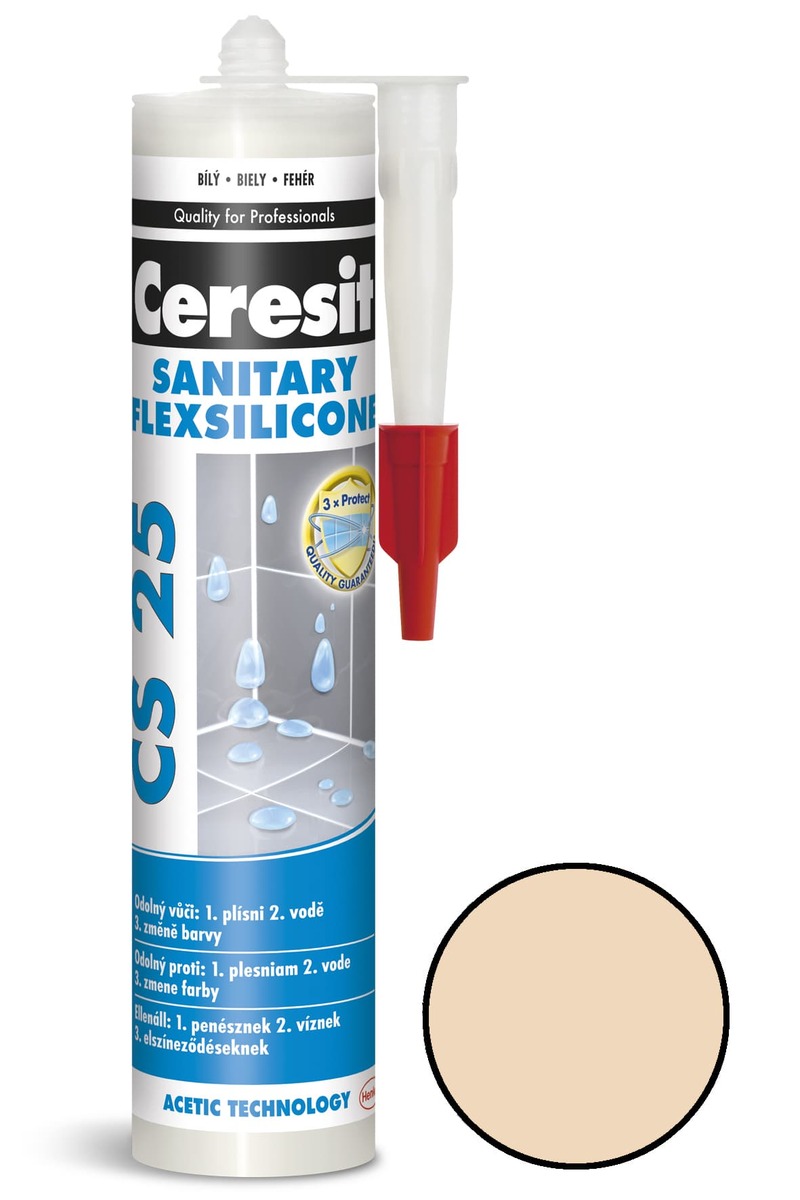 Silikon Ceresit CS 25 caramel 280 ml CS2546 Ceresit