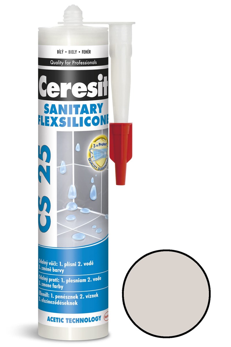 Silikon Ceresit CS 25 silver 280 ml CS2504 Ceresit