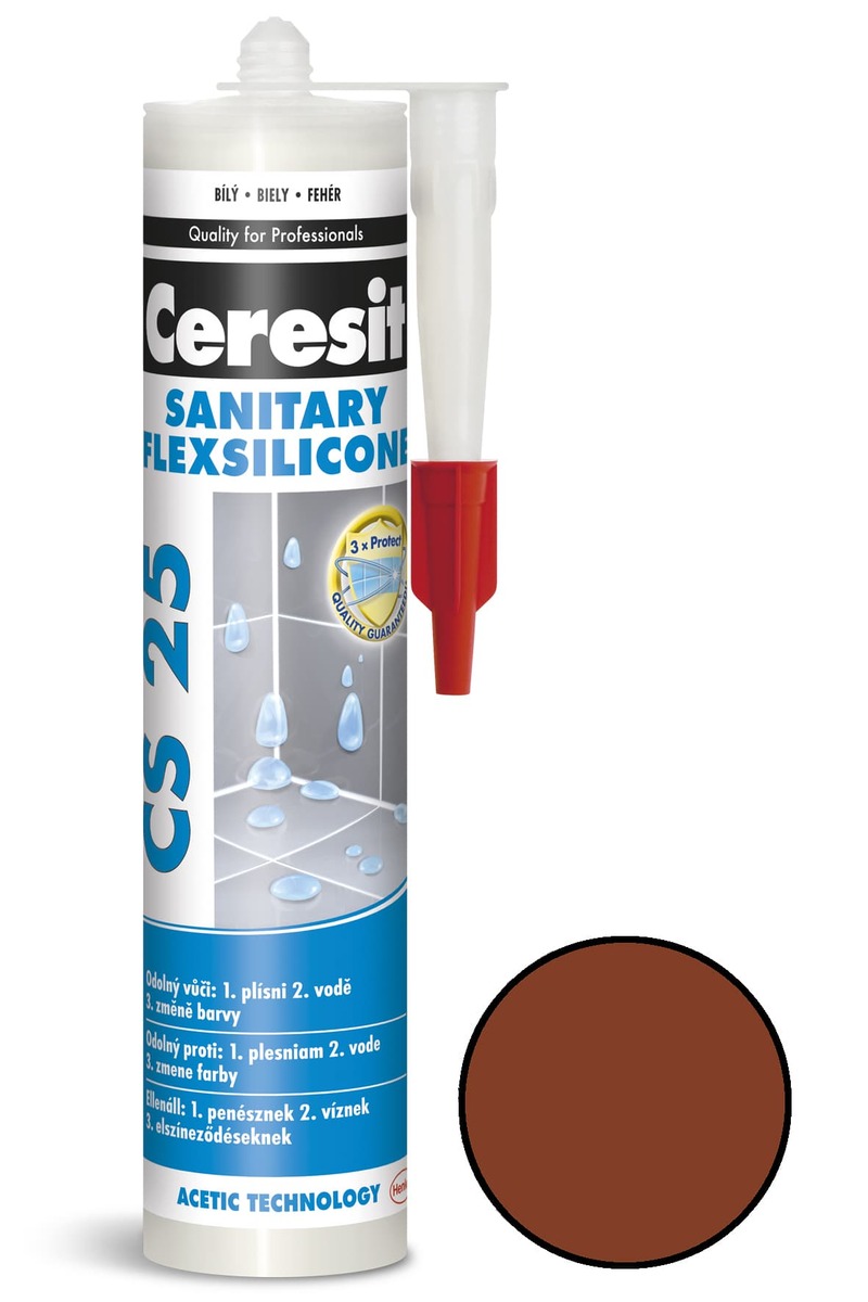 Silikon Ceresit CS 25 terra 280 ml CS2555 Ceresit