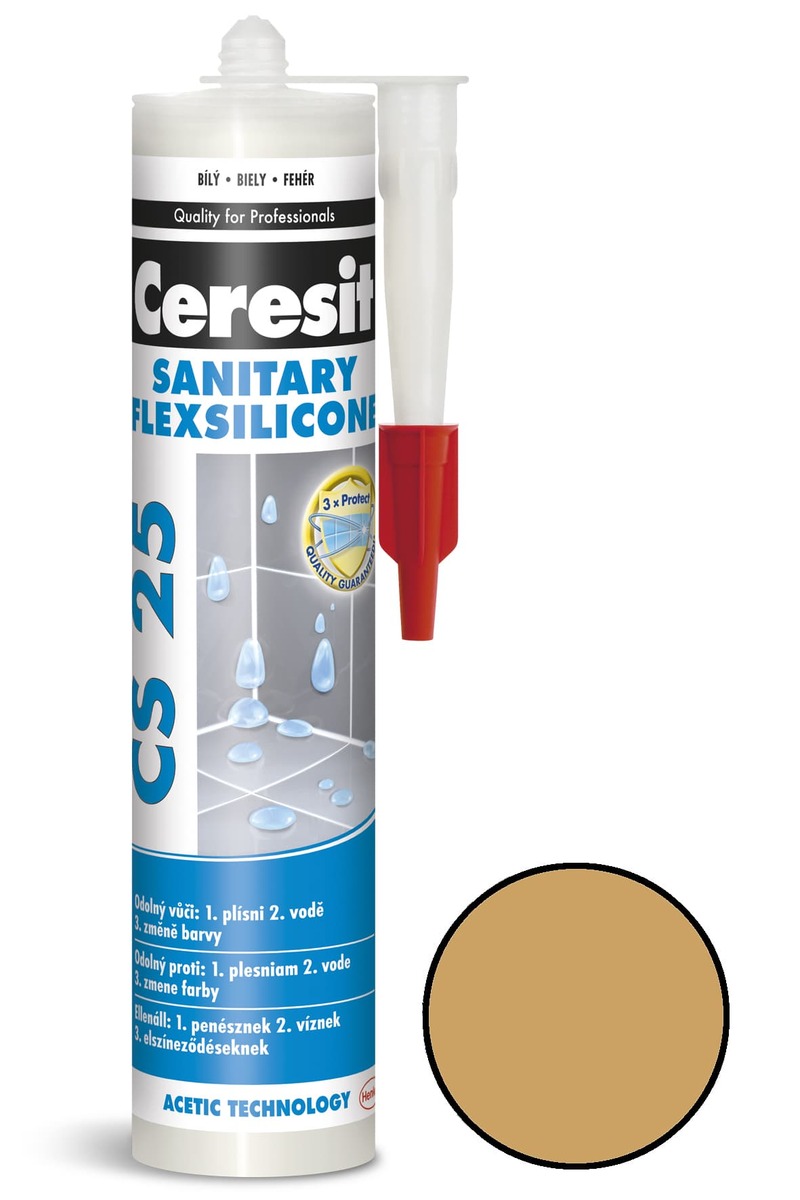 Silikon Ceresit CS 25 toffi 280 ml CS2544 Ceresit