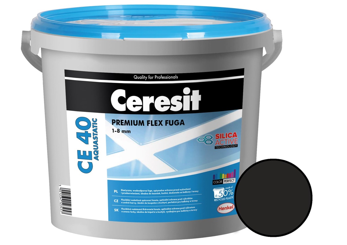 Spárovací hmota Ceresit CE 40 coal 5 kg CG2WA CE40518 Ceresit